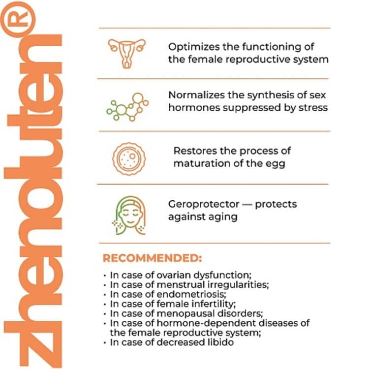 zhenoluten a 15 ovary peptide bioregulator (capsules) zhenoluten a 15 ovary peptide bioregulator (capsules)